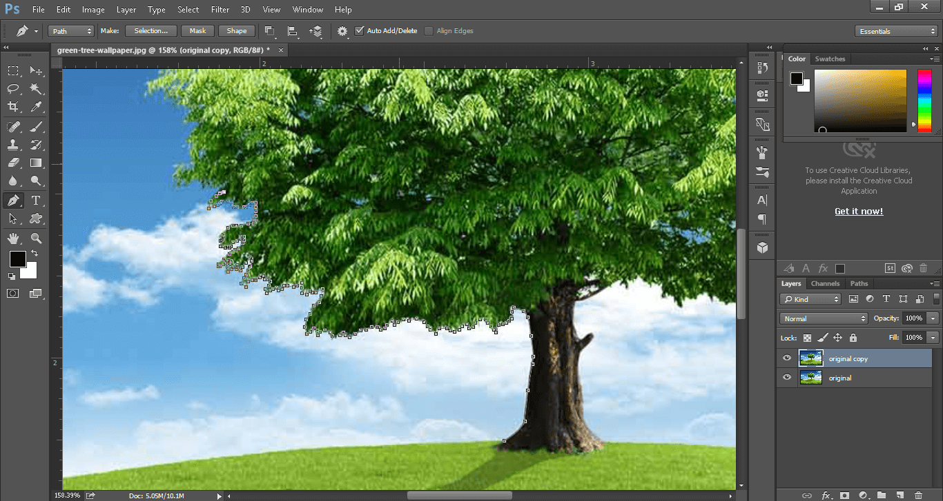 use pen tool for clipping path service
