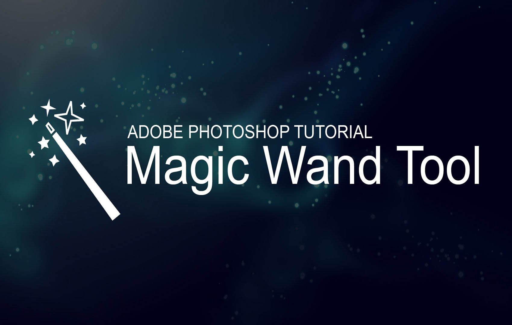 how to use magic wand tool in photoshop background