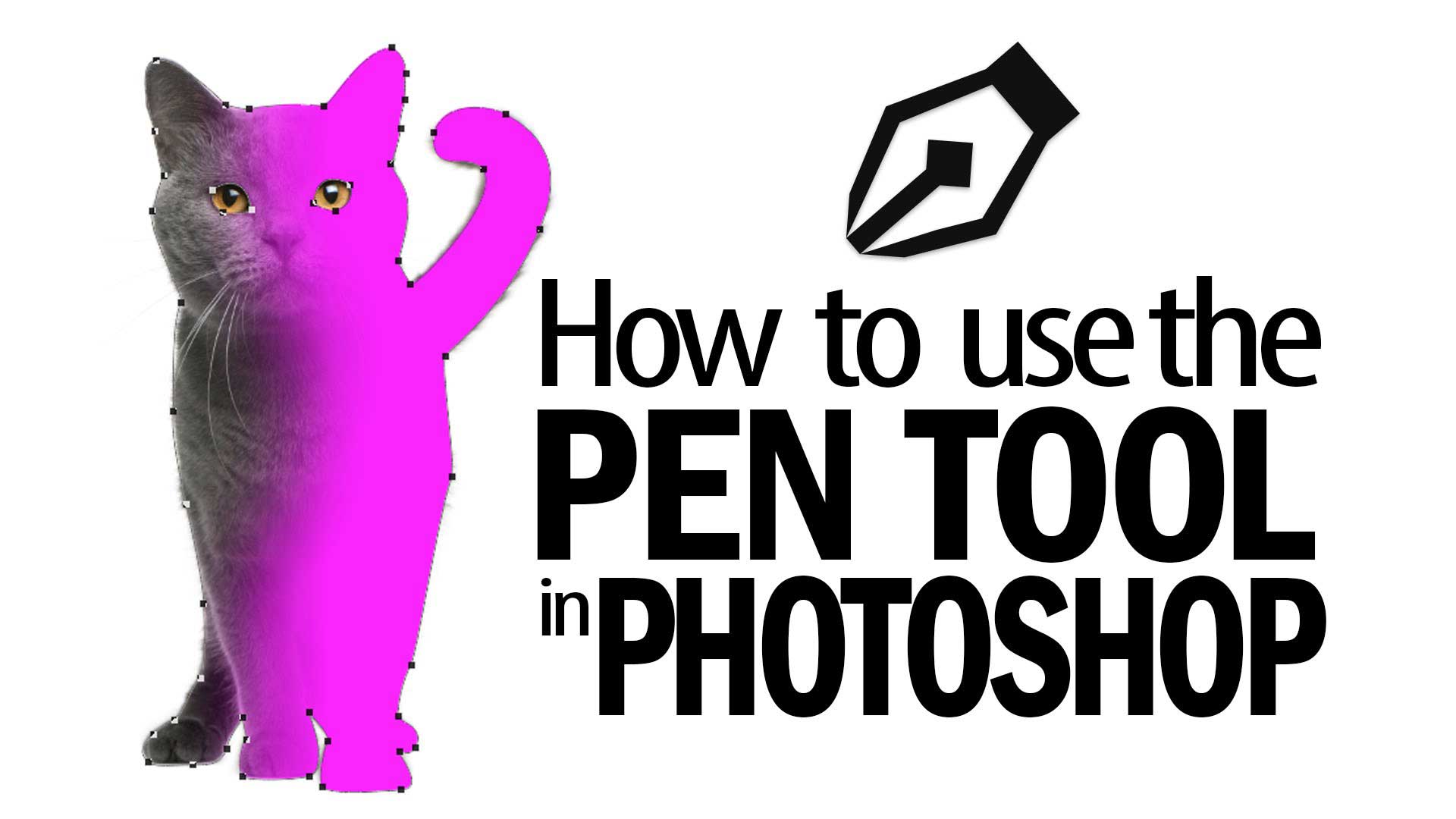 How to use Photoshop pen tool