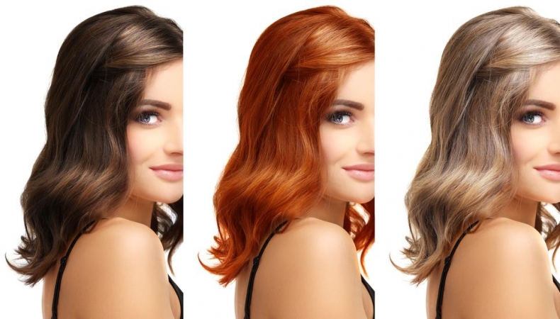 How to change hair color in Photoshop with the help of color changing service?