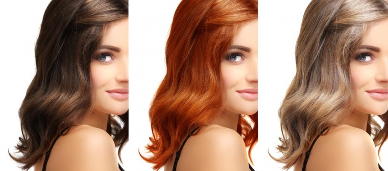 How to change hair color in Photoshop with the help of color changing service?